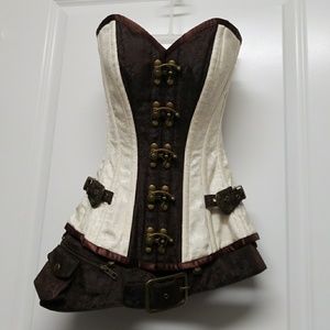 Front Clasping Steel-Boned Bolero Corset